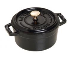 Staub 1101025 Mini Cocotte Ronde Noir Mat 10 cm