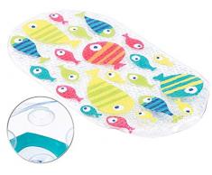 BadeStern Tapis de Baignoire Ã©toile : Tapis de Baignoire antidÃ©rapant avec Motif Poisson 69 x 38 cm