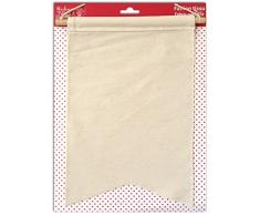 Toga MERU605 Fanion Coton Blanc CassÃ© 20 x 30 x 1 cm