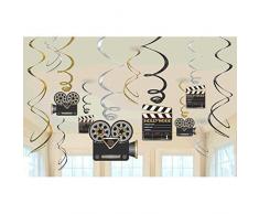 amscan - Guirlandes dÃ©coratives Hollywoodiennes.