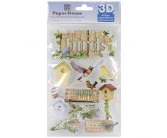 Paper House Productions Cheers Stickers 3D, Papier, Multicolore, 22.4 x 12 x 0.5 cm