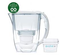 Aqua Optima PJ0632 Oria Carafe Filtre à Eau, Blanc, 2.8 litres with 1 up to 30 Day Filter, 2,8