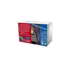 Konstsmide 3699-500 Guirlande dEclairage de Grosse Cerise ExtÃ©rieur Coloris Changeant 80 LEDs 24 V RGB CÃ¢ble Noir