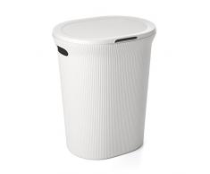 TATAY 1010001 Coffre A Linge, Polypropylène, Blanc, 41 x 33 x 50 cm