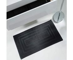 douceur dintÃ©rieur tapis de bain 50x85 cm eponge vitamine noir
