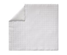 Essix Regain Housse de couette Satin de coton Galet 140 x 200 cm