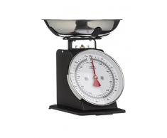 Premier Housewares 0807063 Balance de Cuisine Acier Inoxydable Noir Mat 5 kg