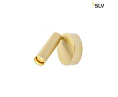 SLV KARPO 30 CW Plafonnier LED dintérieur et de plafond en aluminium pour intérieur et extérieur Doré mat 9,5 W 3000 K 9,5 W