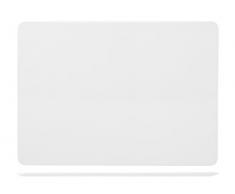 H&H Table Hotelware Plat Plaque rectangulaire, Porcelaine, Blanc, 36Â x 25Â x 1Â cm