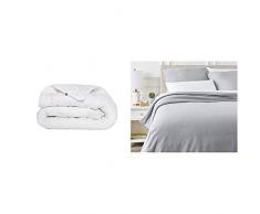 Abeil Couette Anti-Transpiration TopCool LÃ©gÃ¨re 240 x 260 cm & AmazonBasics Parure de lit avec Housse de Couette en Microfibre chinÃ©e 260 x 240 cm, Bleu Marine Doux