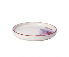 Villeroy & Boch Mariefleur Tea Plateau, vaisselle en de qualitÃ© premium en rose et vert et orange, 9Â cm ttee Sac ThÃ©, Porcelaine, Blanc, 12Â x 12Â x 3Â cm