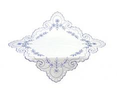 Bellanda 163â85Â x 85Â rectangulaire de Table, Polyester, Blanc, 85Â x 85Â x 0,50Â cm