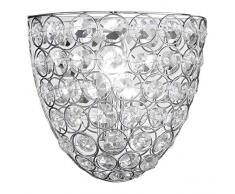 Wofi 4568.01.01.0220 Holly Applique 1 x 60 W E14 Chrome/Pampilles