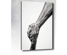 Bonamaison Peinture sur toile, multicolore, 70 x 100 cm - ConÃ§u et fabriquÃ© en Turquie