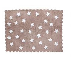 Aratextil Eden Tapis Enfant, Coton, Taupe, 120Â x 160Â cm
