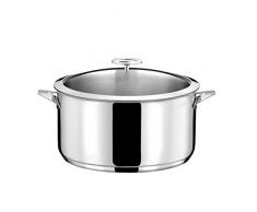 Cuisinox C61400WX13W09 Eclipse Faitout 24cm inox avec couvercle