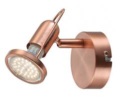 Globo 54383-1 Spot LED orientable en cuivre mat