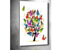 Bonamaison Peinture sur toile, multicolore, 50 x 70 cm - Conçu et fabriqué en Turquie