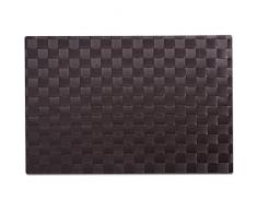 Zeller Ensemble de Sets de Table tressé 45x30cm en Marron, Autre
