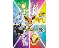 GB Eye, Pokemon, Eevee Evolution, Maxi Poster