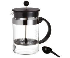 Bodum - 1582-01 - Bistro Nouveau - Cafetière à Piston 12 Tasses - 1,5 L - Noir