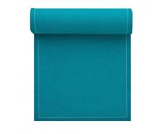 Serviette de table en coton 32x32cm - Rouleau de 12 serviettes - Vert Caraïbes