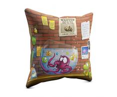 Picanova Coussin dÃ©coratif, Satin, Multicolore, 40 x 40 cm