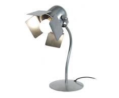 Tosel 90001 Lampe de Bureau Abas Acier 100 W E27 Aluminium