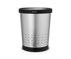 Brabantia 364341 Corbeille à Papier Conique 11 L Inox Satiné