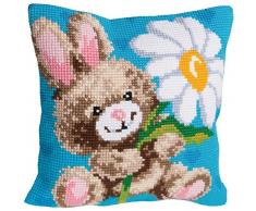 Collection DArt 5111 Mr Jeannot Kit de Coussin Gros Trous Coton Multicolore 50 x 45 x 0,1 cm