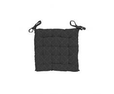 Soleil docre Kiel Dessus de chaise, Polyester, Gris, 40 x 40 x 5 cm