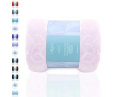 AmeliaHome Plaid, Polyester, Nessa Rose Clair, 70 x 150