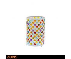 ZONS Pampille Lampe A Poser H24.5cm Blanc