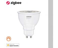 OSRAM Smart+ Spot LED ConnectÃ©e | Culot GU10 | Dimmable | Blanc Chaud 2700K | 4,5W (Ã©quivalent 50W) | Zigbee - Compatible Android & Amazon Alexa