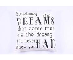 La Finesse - Housse de Coussin carrée décorative 50 x 50 cm pour la Maison en Coton pour Le Salon, Le canapé, la Chambre à Coucher, Tissu coloré, Taille Unique