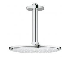 GROHE Rainshower Cosmopolitan Metal Ensemble pommeau de douche monojet, technologie Ecojoy, chrome, ø 210 mm
