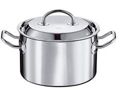 RÃSLE Faitout avec Couvercle Multiply, Aluminium Acier Inoxydable, Silber, 28 cm