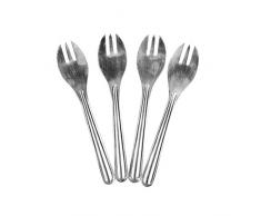 SAVEUR ET Degustation KU6288 Fourchette Ã huitre, INOX, Argent, 2,5 x 0,3 x 13,5 cm