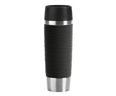 Emsa N2012200 Design Travel Waves Grande Mug Isotherme 0.5 L Noir N2011900