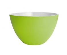 Zak Designs 1283-0324 Saladier Duo Vert / Blanc 18 cm Mélamine