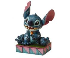 Disney Traditions 4016555 Figurine Ohana Signifie Famille Stitch RÃ©sine 9,5 cm