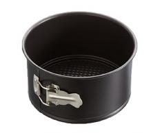 Zenker 7520 Moule Ã panettone, moule Ã gÃ¢teau rond, moule Ã charniÃ¨re, moule spÃ©cialitÃ© italienne, Acier, Noir, 18 cm