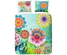 HIP Parure de Couette, Coton, Multicolore, 200x200 cm