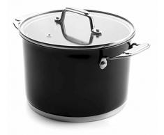 Lacor 44116 marmite avec Couvercle en Verre 16 cm, shcwarz