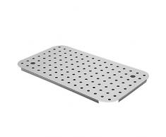 Decora Gastronorm Table Poêle Grille en Acier Inoxydable 2/3,