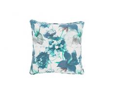 Kotibe Anais Coussin avec garnissage en Coton et Polyester 40 x 40 x 3 cm 40x40x3 cm Bleu