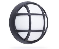 Smartwares 10.041.31 (GOL-004-HB) Applique LED 4W extÃ©rieur, Plastique, Integriert, 3.7 W, Noir, 17 x 17 x 7,3 cm