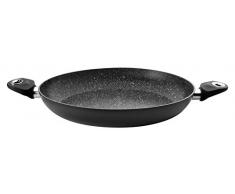 Ibili 440934 Plat à Paella Natura Fonte Noir 34 cm