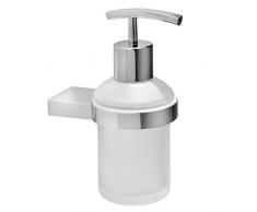 TATAY 6201700 Distributeur DE Savon Liquide Mural Aluminium Brillant ANODISE, MÃ©tal, 7X6,5X22 CM