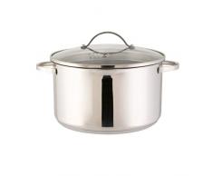 axentia 221082 Faitout à Induction, Métal, Argent, 24 cm